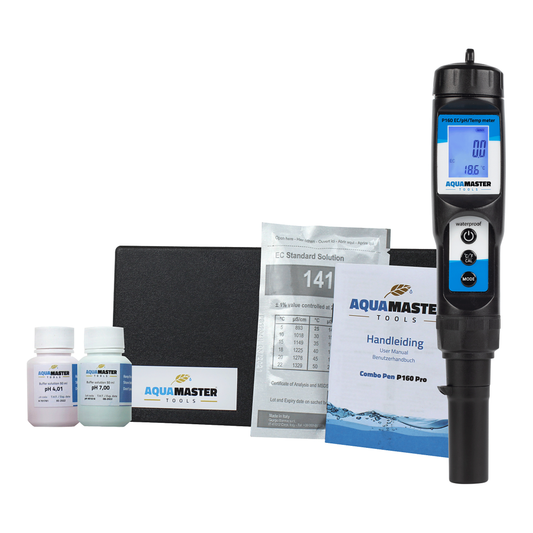 Aquamaster Combo Pen P160 Pro medidor de pH, EC, TDS y temperatura