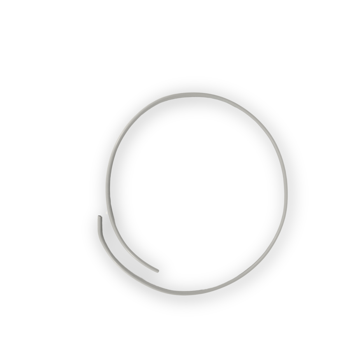 Microtubo blanco de 5x3 mm para riego por goteo