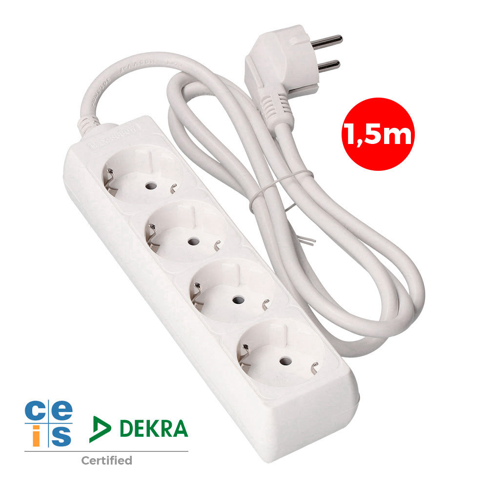 Schuko EDM Multiple Plug Base - View 3 | Grow Industry