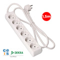 Base Múltiple T/TL 10/16A 1,5m – Regleta de Enchufes para Control de Equipos en Cultivo