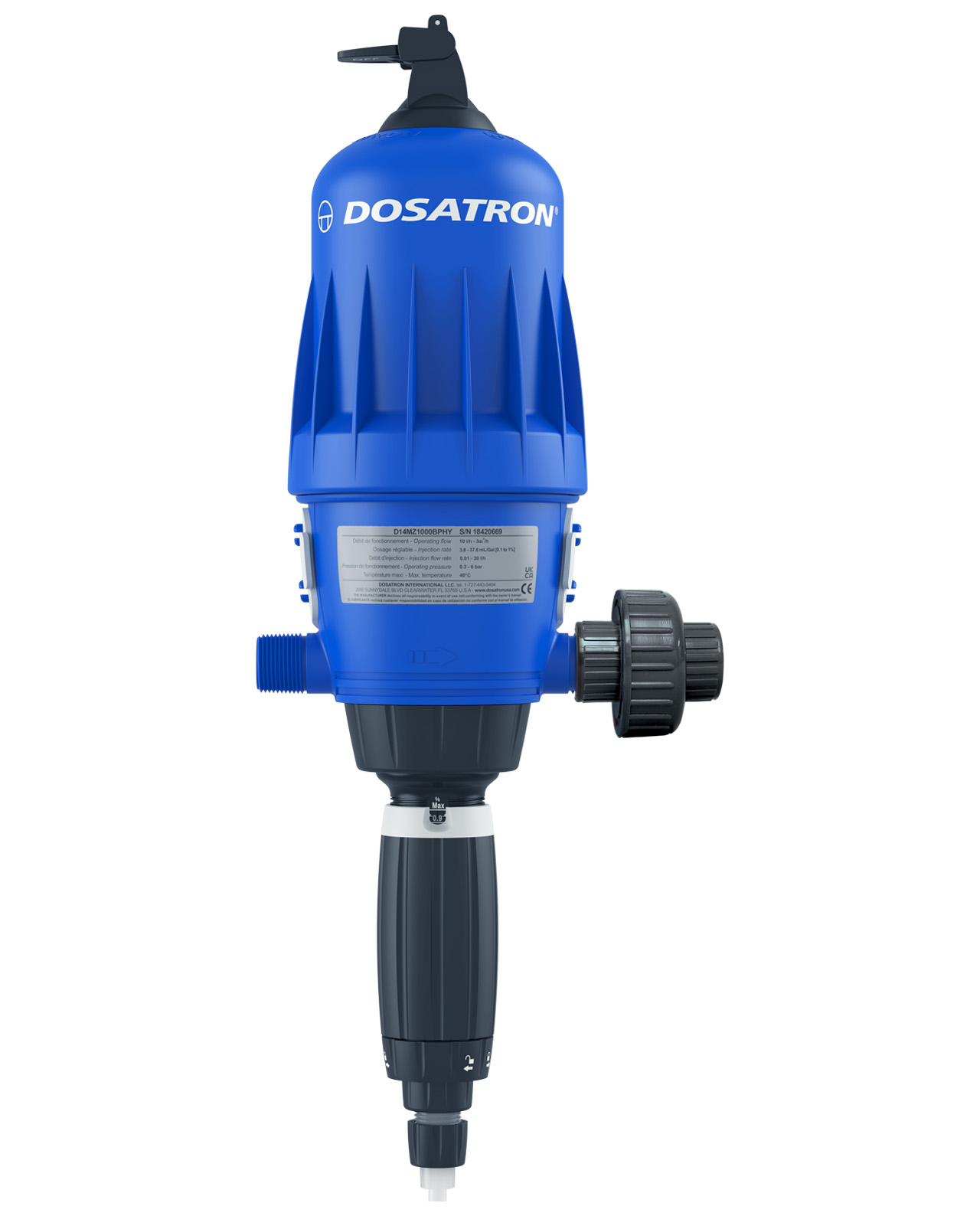 Dosatron D14MZ1000-BP-VF-HY 0,1 a 1 % – ref. 500119