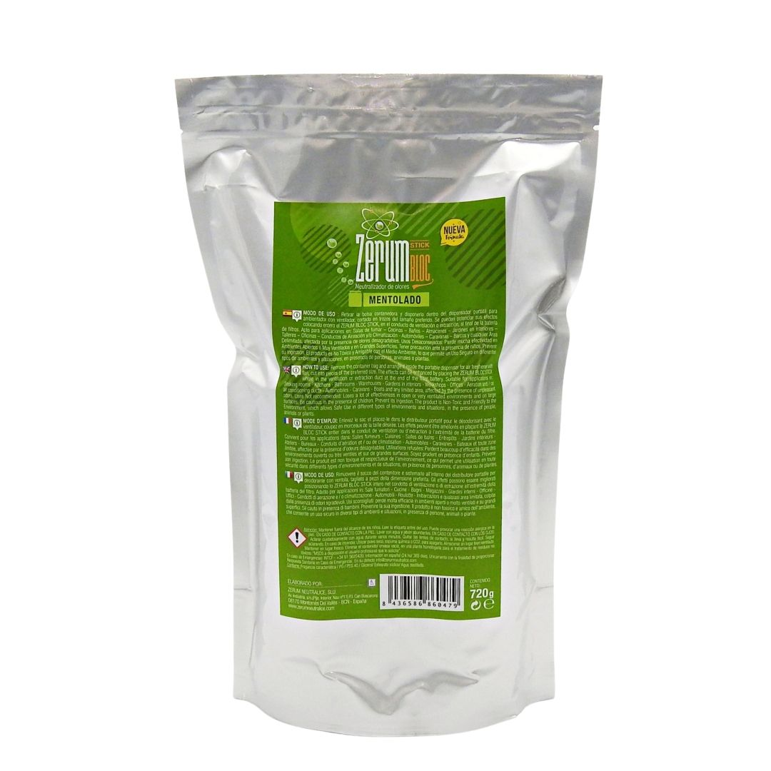 Zerum Bloc Stick 720 g Mentolado | Grow Industry