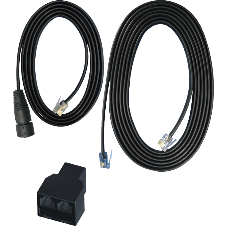 (DCC-1) Cable interconexion resistente al agua RJ12 a M16 X TROLMASTER