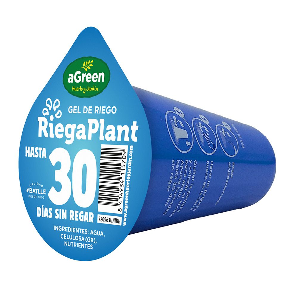 Agreen Gel de riego Riegaplant para riego vacacional