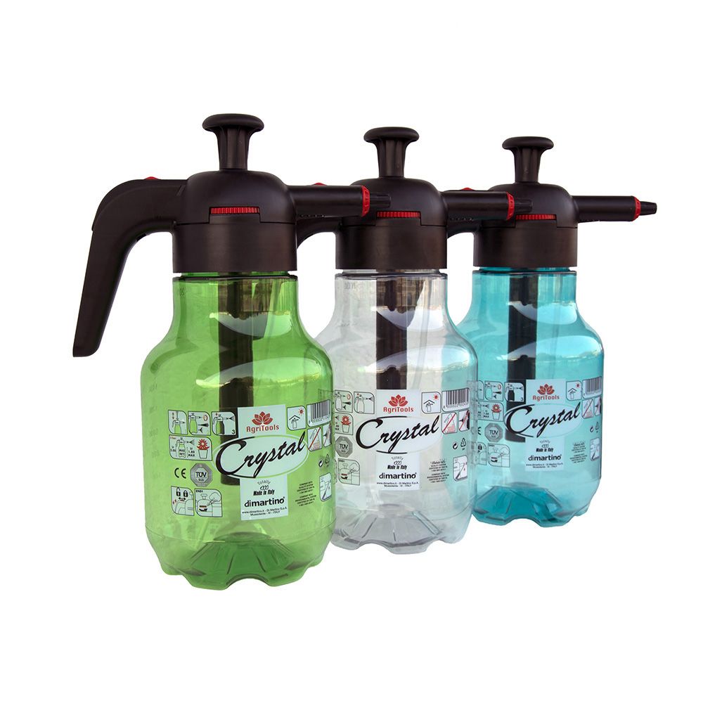 Dimartino Pulverizador de polietileno Crystal de 2 litros en colores surtidos