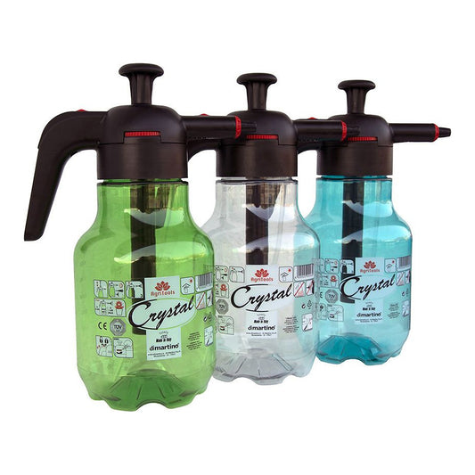 Dimartino Pulverizador de polietileno Crystal de 2 litros en colores surtidos