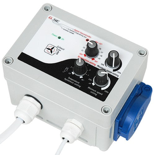 Control Temperatura, Velocidad ,Histéresis min/max 10A GSE - GrowTarraco Distribuciones SLU