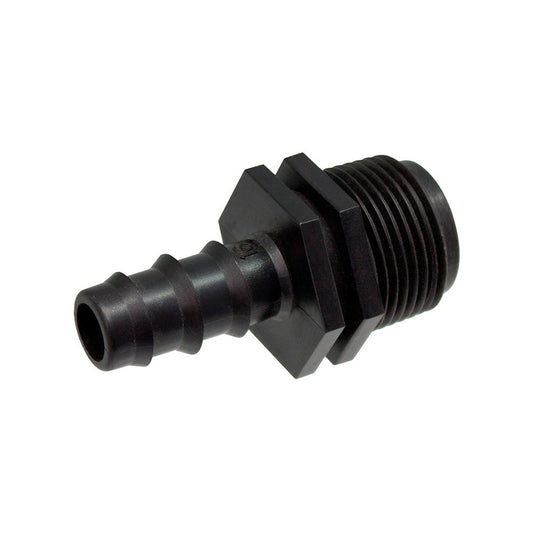 Blue Bird Adaptador Macho Tubo 16mm a Rosca 3/4" – Adaptador para Sistema de Riego en Cultivo