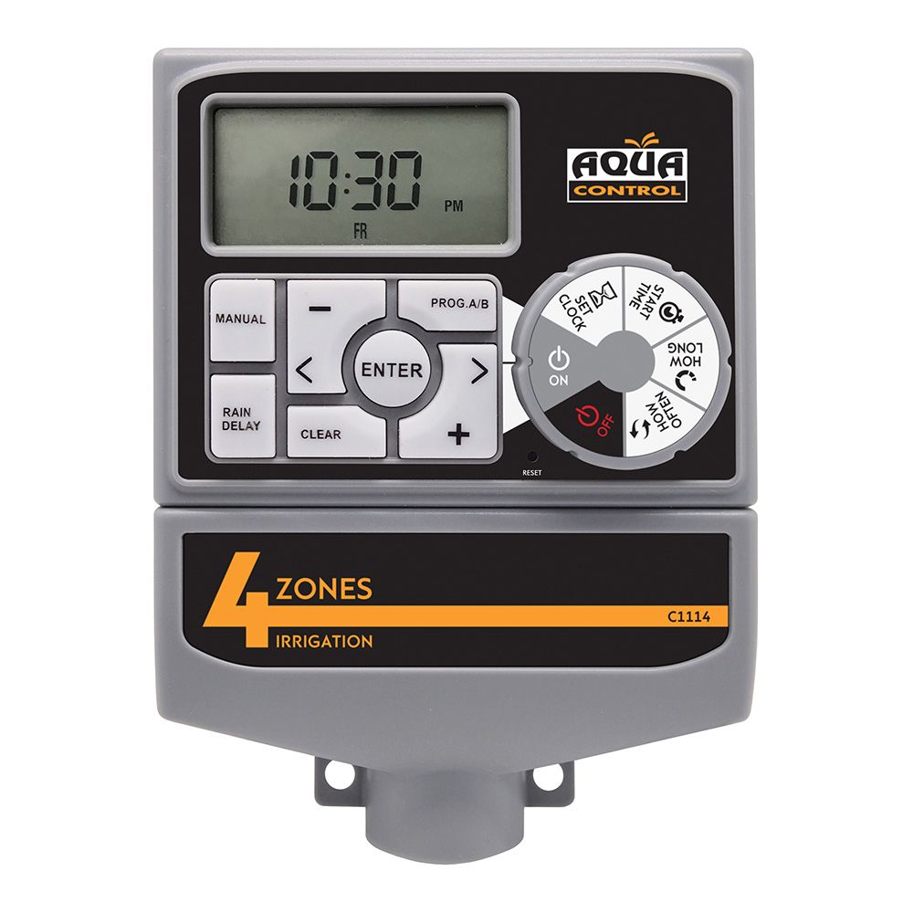 Aqua Control Programador de Riego Electrónico 4 Zonas Access
