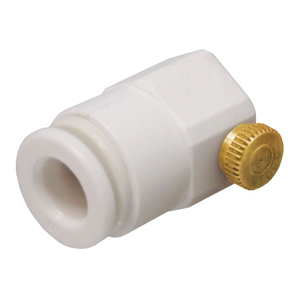 Vivo Verde Tapón final de 1/4 pulgada con tobera para nebulización