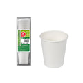 Best Products Green Vasos de Cartón Blancos 120 cc, pack de 30 unidades
