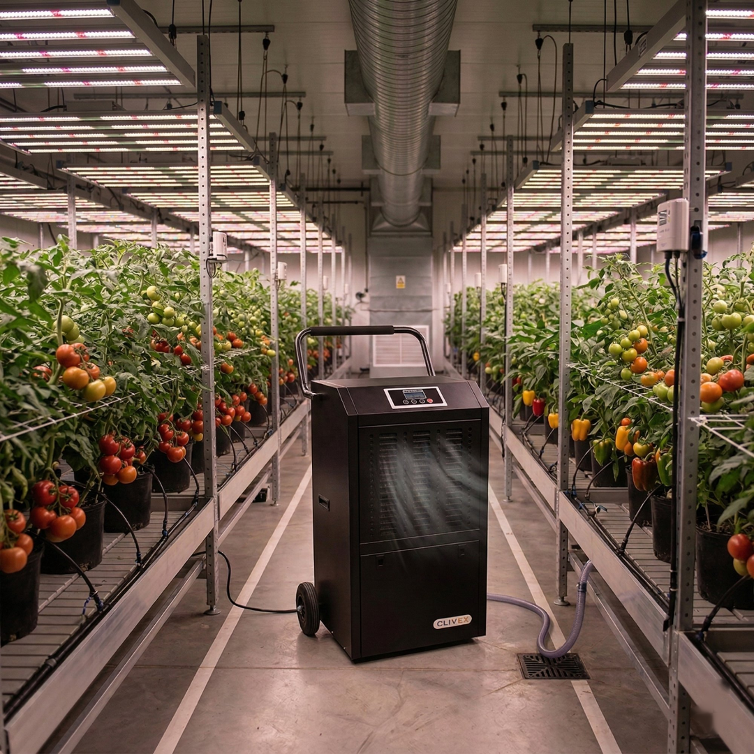 Industrial Dry 138L CLIVEX Dehumidifier - Vista 5 | Grow Industry