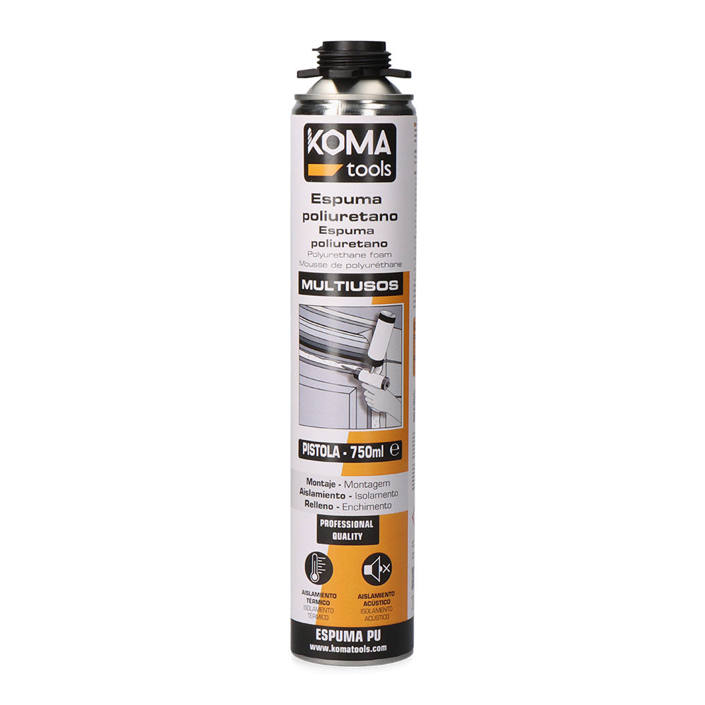 Polyurethane Foam 750ML KOMA TOOLS - View 2 | Grow Industry