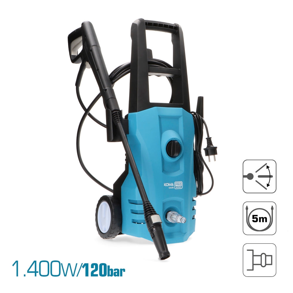Hochdruckreiniger 1400 W / 120 BAR KOMA TOOLS - Hydroreiniger | Wachsen Sie die Branche