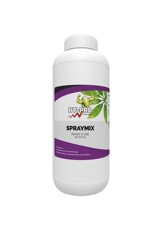 Hy-Pro Spray Mix abono foliar para crecimiento, envase de 1 L