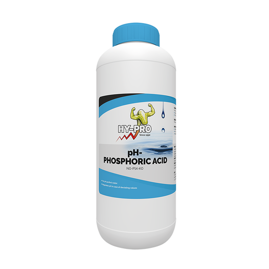 Hy-Pro pH- Phosphoric Acid 1 L, corrector de pH con ácido fosfórico