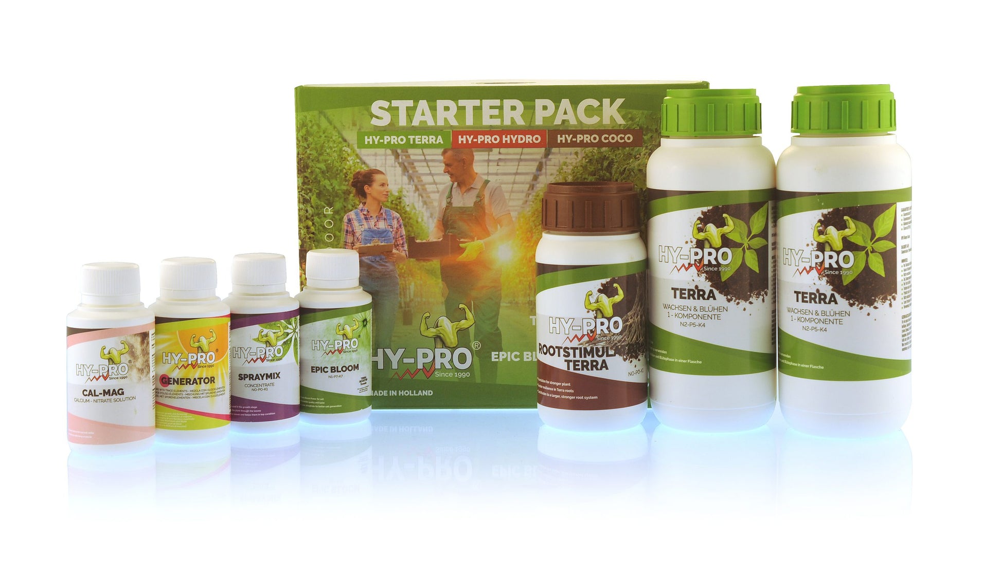 Hy-Pro Starter Pack Terra, kit de iniciación para cultivo en tierra