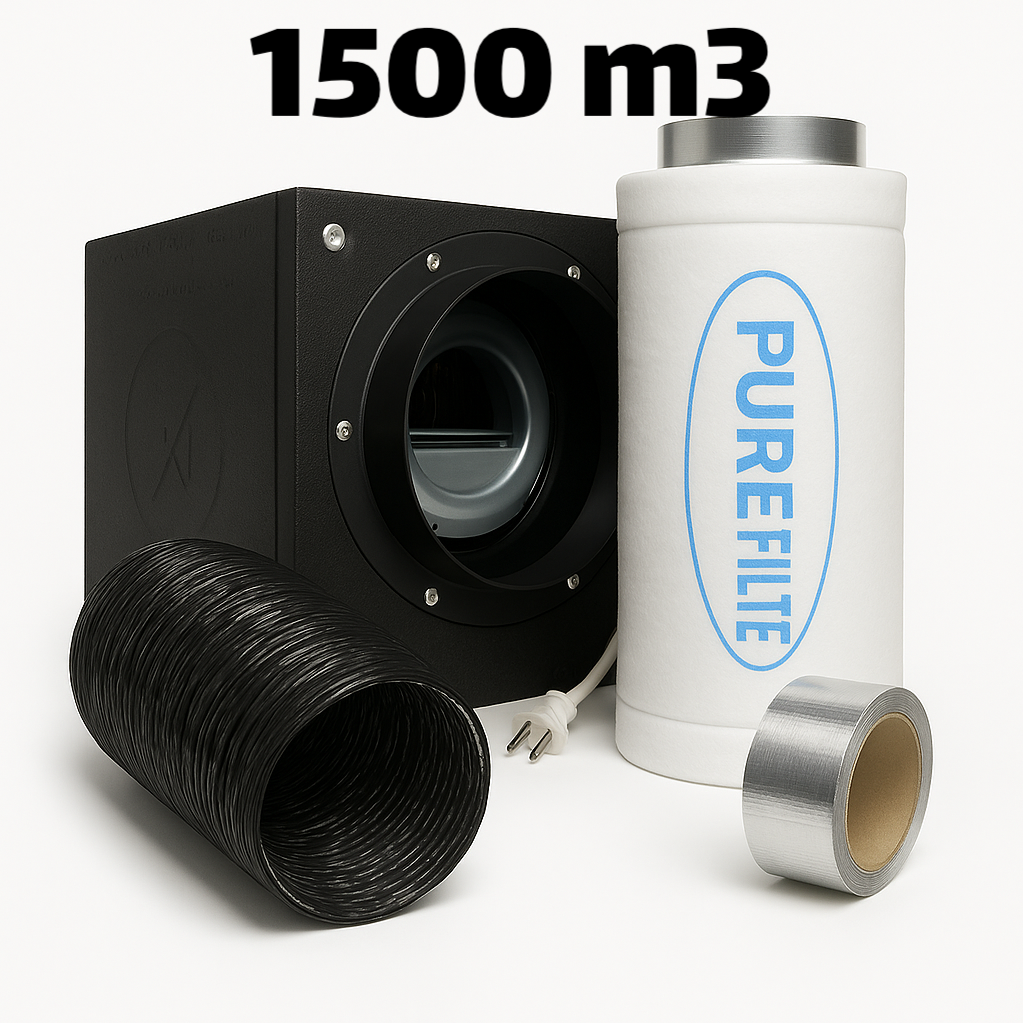 Kit d'extraction Big Grower 1500m3 - Kit d'extraction | Développer l’industrie