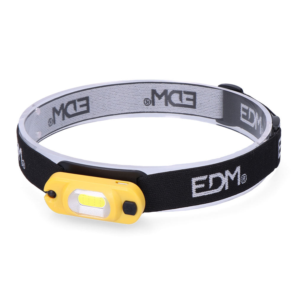 Rechargeable Headlamp 1w EDM - Flashlight | Grow Industry