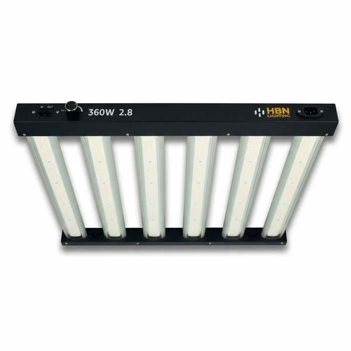 LED Luminaire 360W 2.8μmols HBN Lighting 