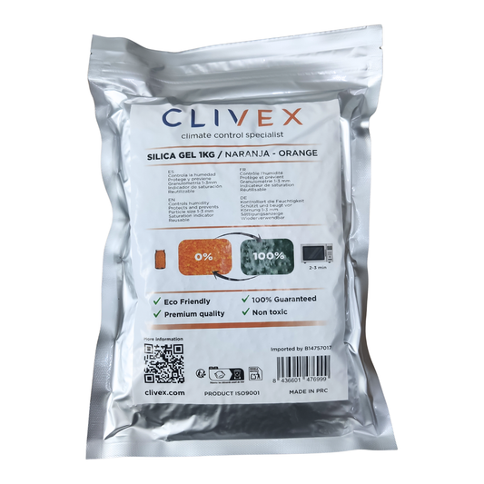 Clivex Gel de Silice Naranja 1-3 mm 1 Kg