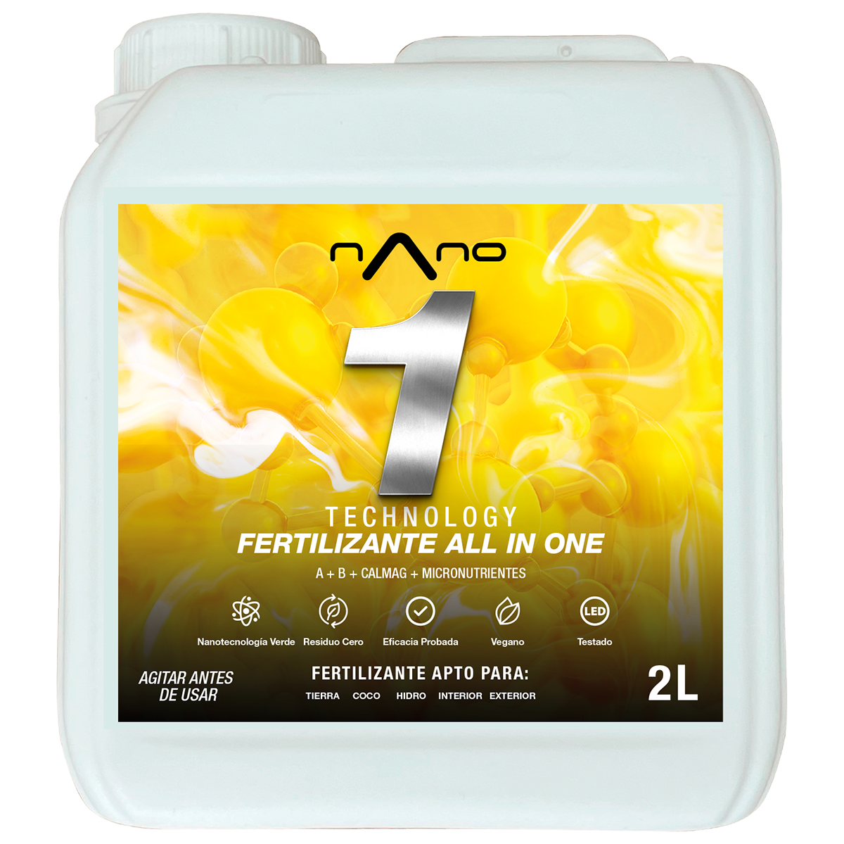 Nano 1 Fertilizante Mineral All in One Crecimiento y Prefloración