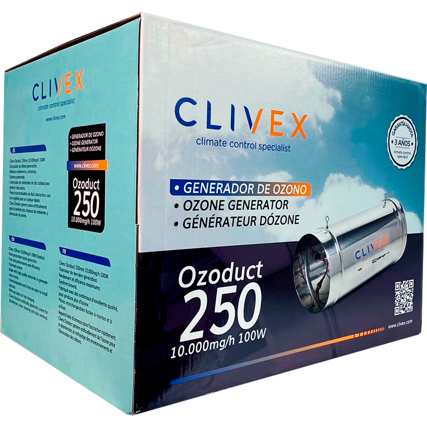 Clivex Duct Ozonator - Vista 3 | Grow Industry