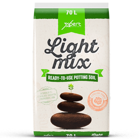 Xpert Nutrients Light Mix 70 L – Sustrato Ligero Preabonado con Perlita