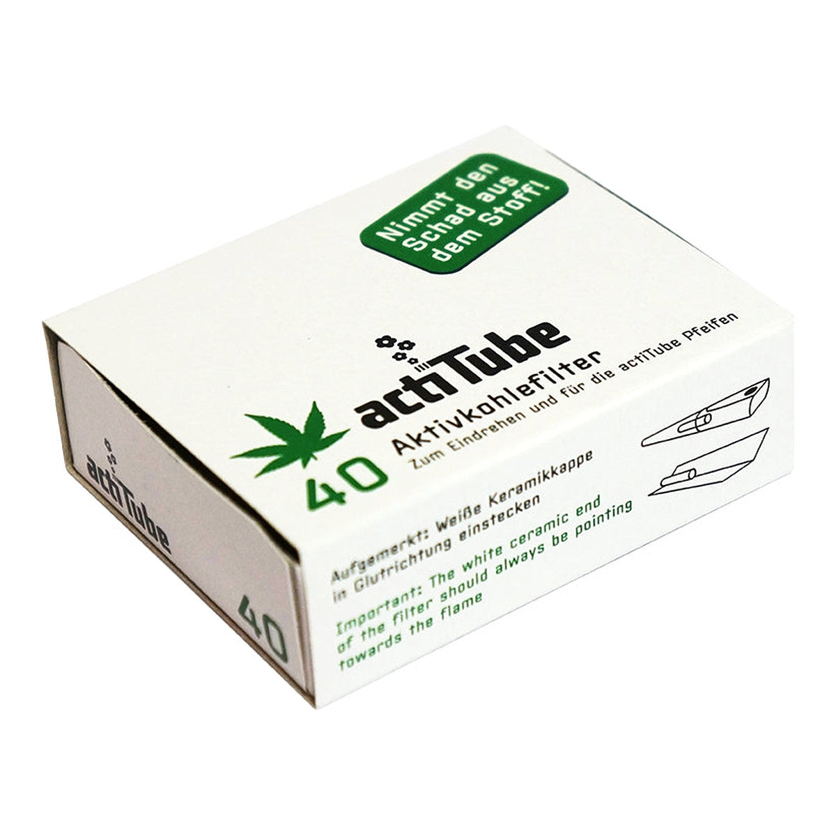 Actitube Regular Filtros de Fumar, vista 3