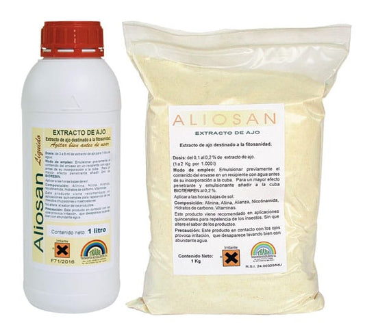 Trabe Aliosan Grow extracto de ajo