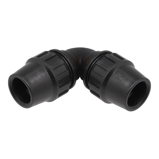 Aqua Control Codo 25mm, Codo de 90° para sistema de riego en cultivo
