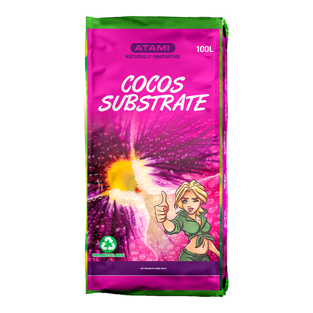 Atami Cocos Substrate 100L, sustrato de coco para cultivo