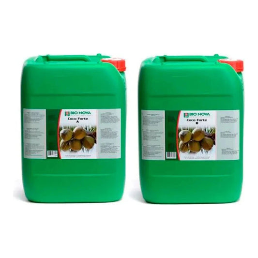 Bio Nova Coco Forte A&B, fertilizante base para cultivo en Coco en interior