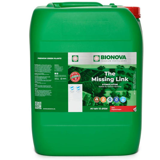 Bio Nova The Missing Link, estimulador enzimático y de microorganismos para cultivo en interior