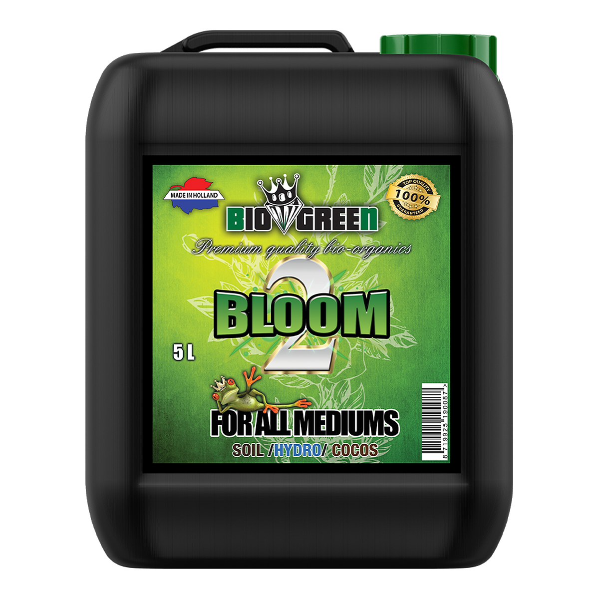 Biogreen Bio Bloom 2 – Fertilizante de floración NPK 3-11-11, garrafa 5 L