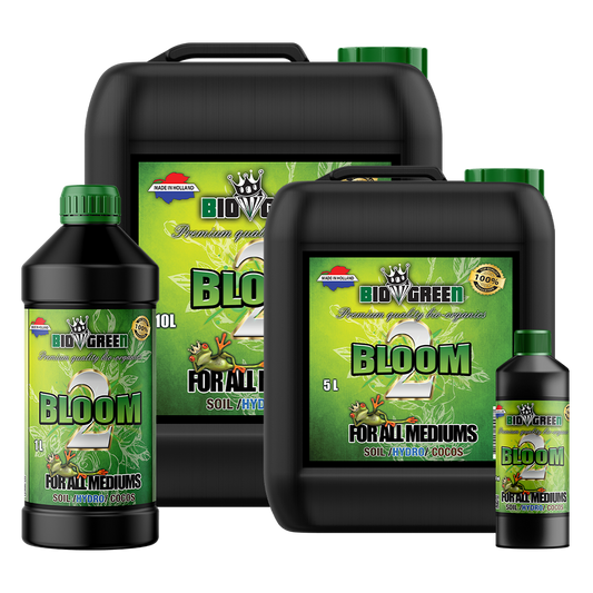 Biogreen Bio Bloom 2 – Fertilizante de floración NPK 3-11-11, gama completa de formatos