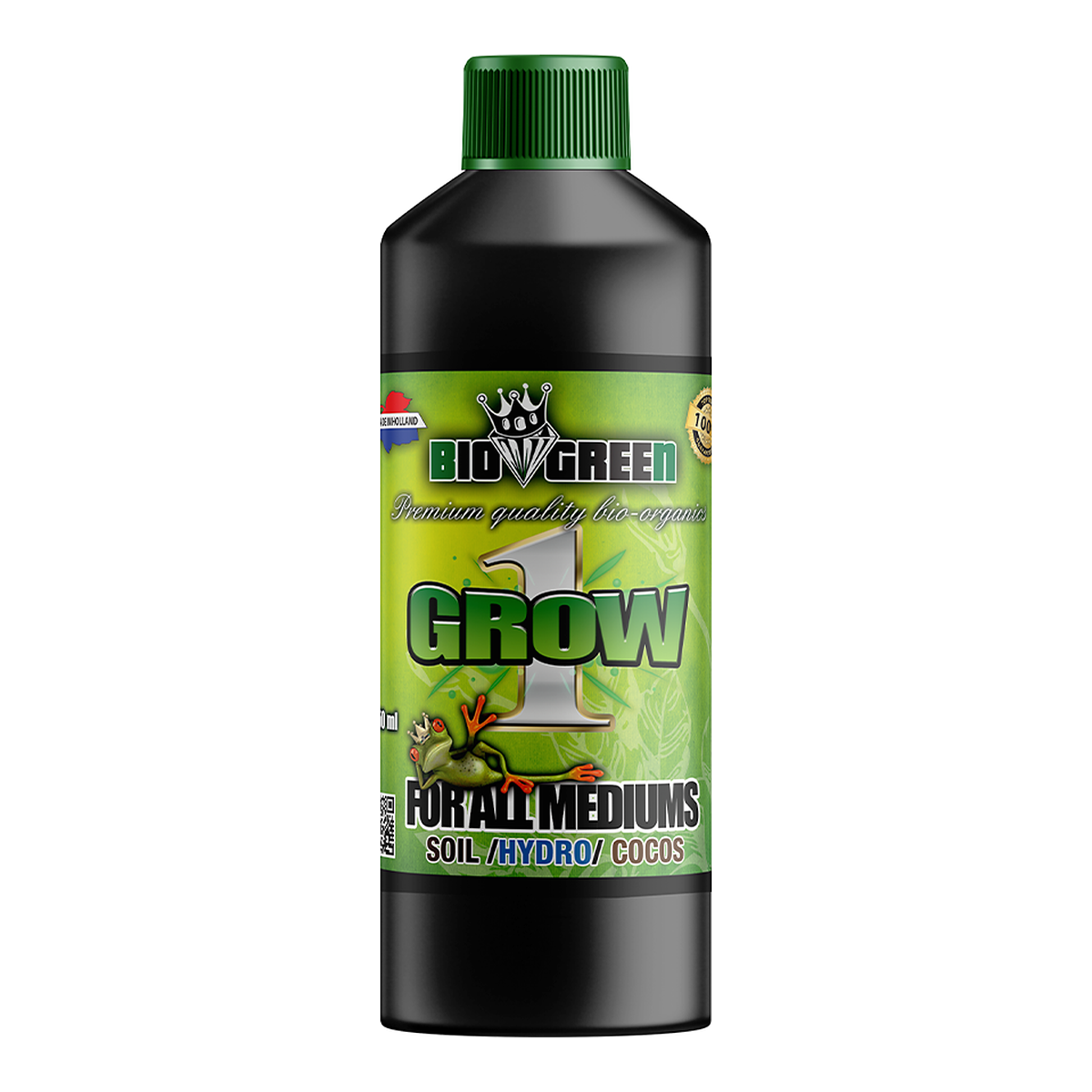 Biogreen Bio Grow 1 – Fertilizante de crecimiento NPK 5-15-8, botella 250 ml