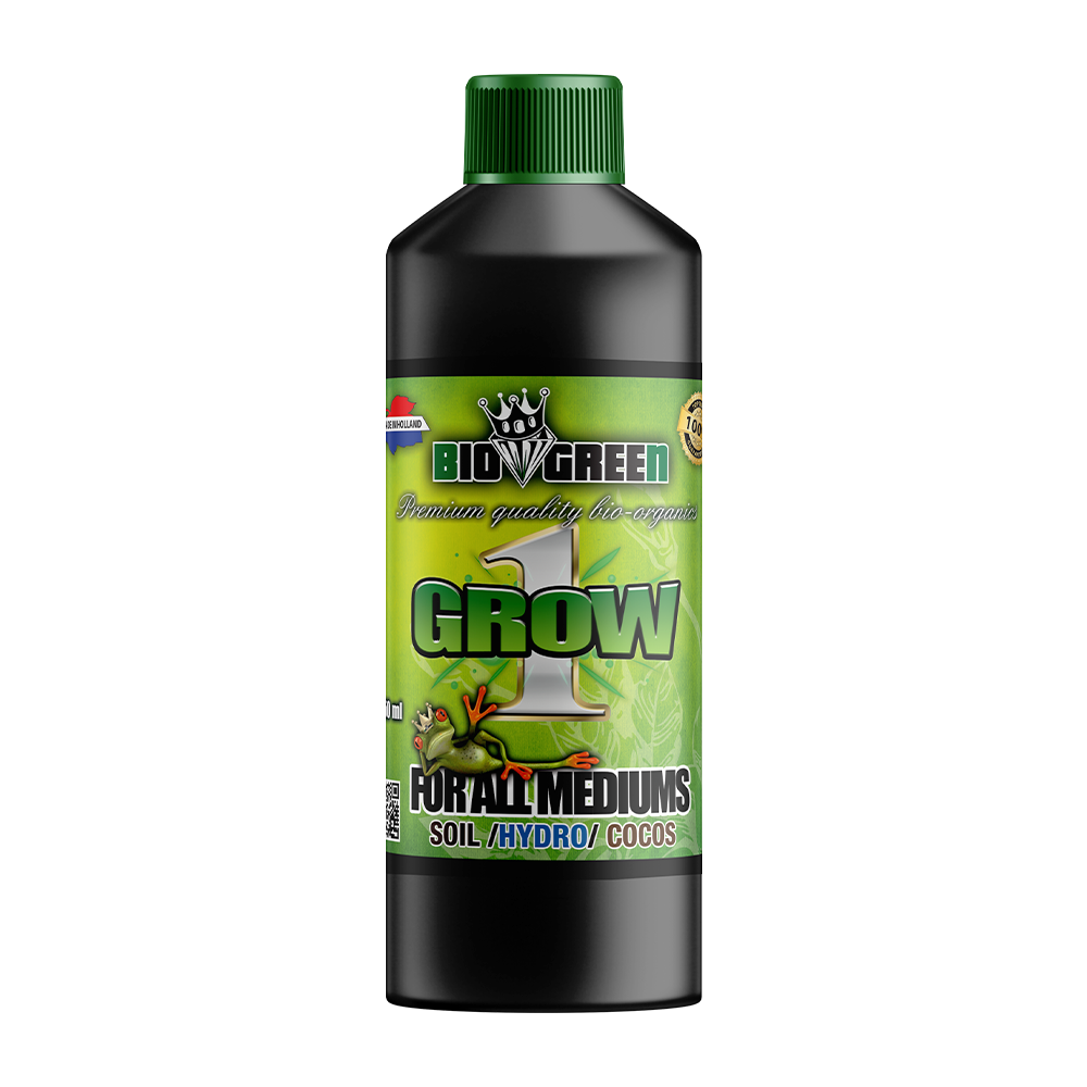 Biogreen Bio Grow 1 – Fertilizante de crecimiento NPK 5-15-8, botella 250 ml