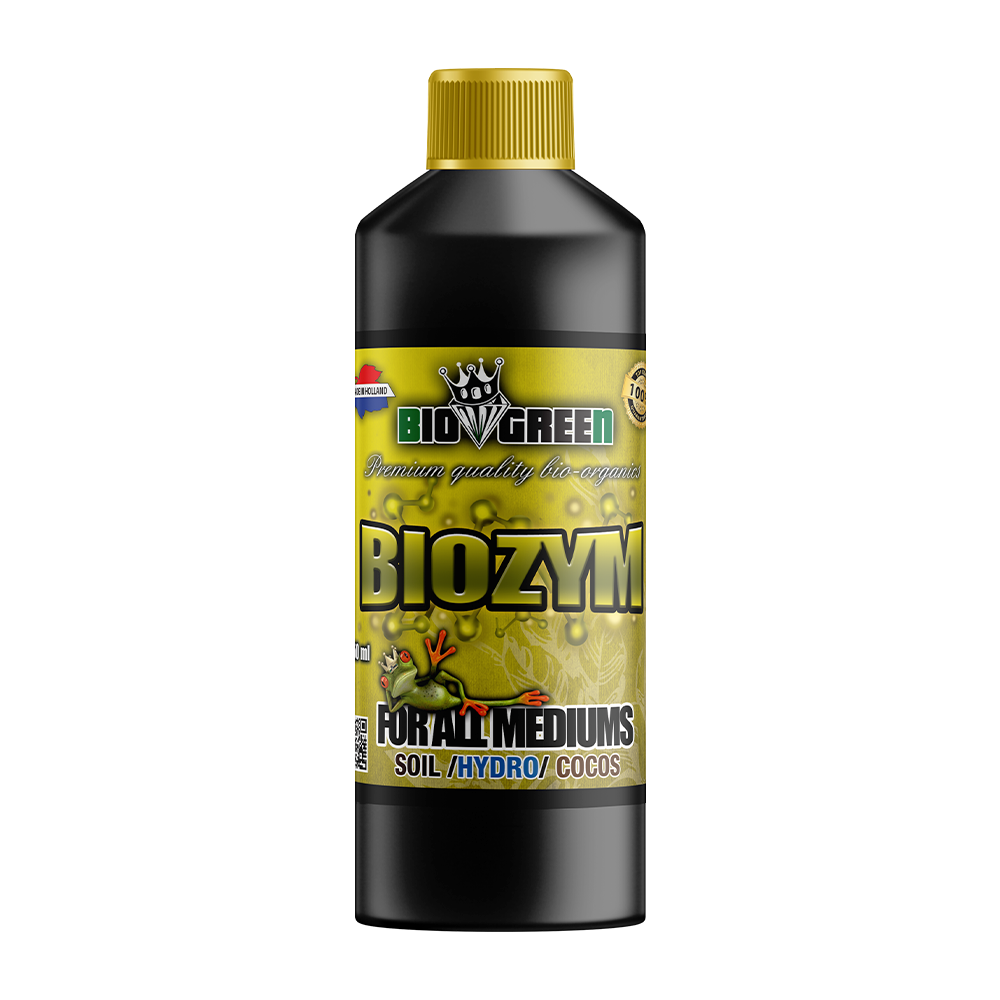 Biogreen Biozym – Aditivo enzimático para sustrato, botella 250 ml