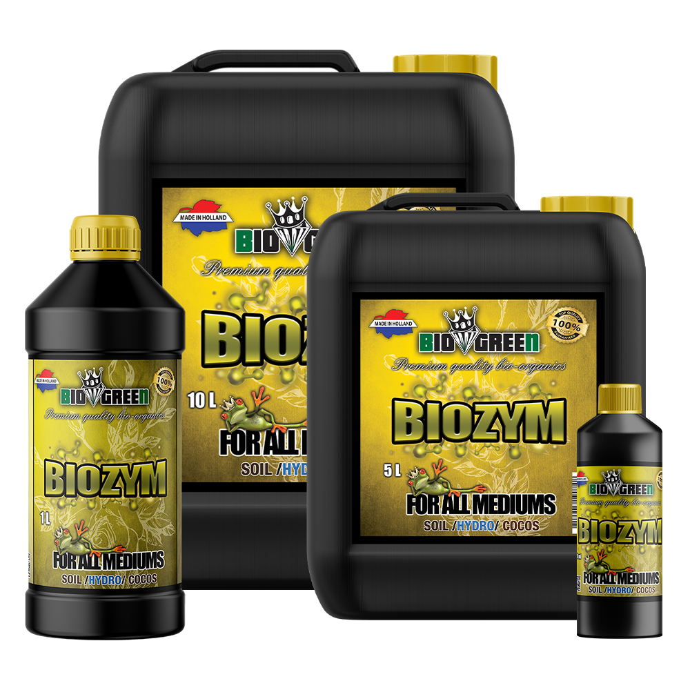 Biogreen Biozym – Aditivo enzimático para sustrato, gama completa de formatos