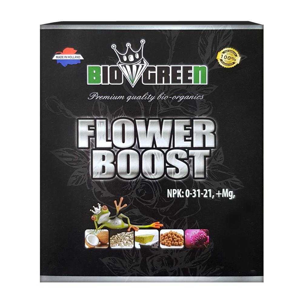 Biogreen Flower Boost – Estimulador de floración PK en polvo, bote 450 g