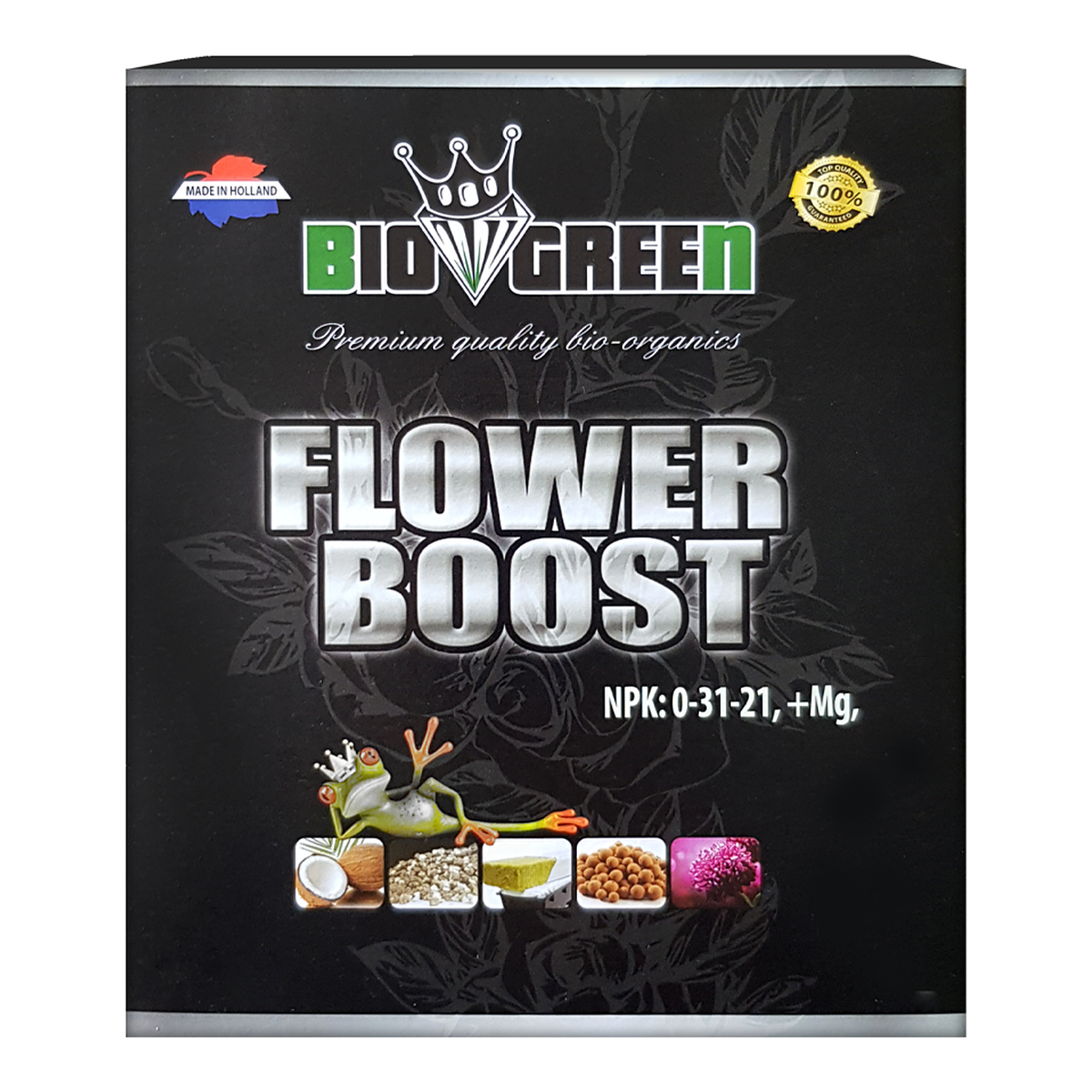 Biogreen Flower Boost – Estimulador de floración PK en polvo, bote 450 g