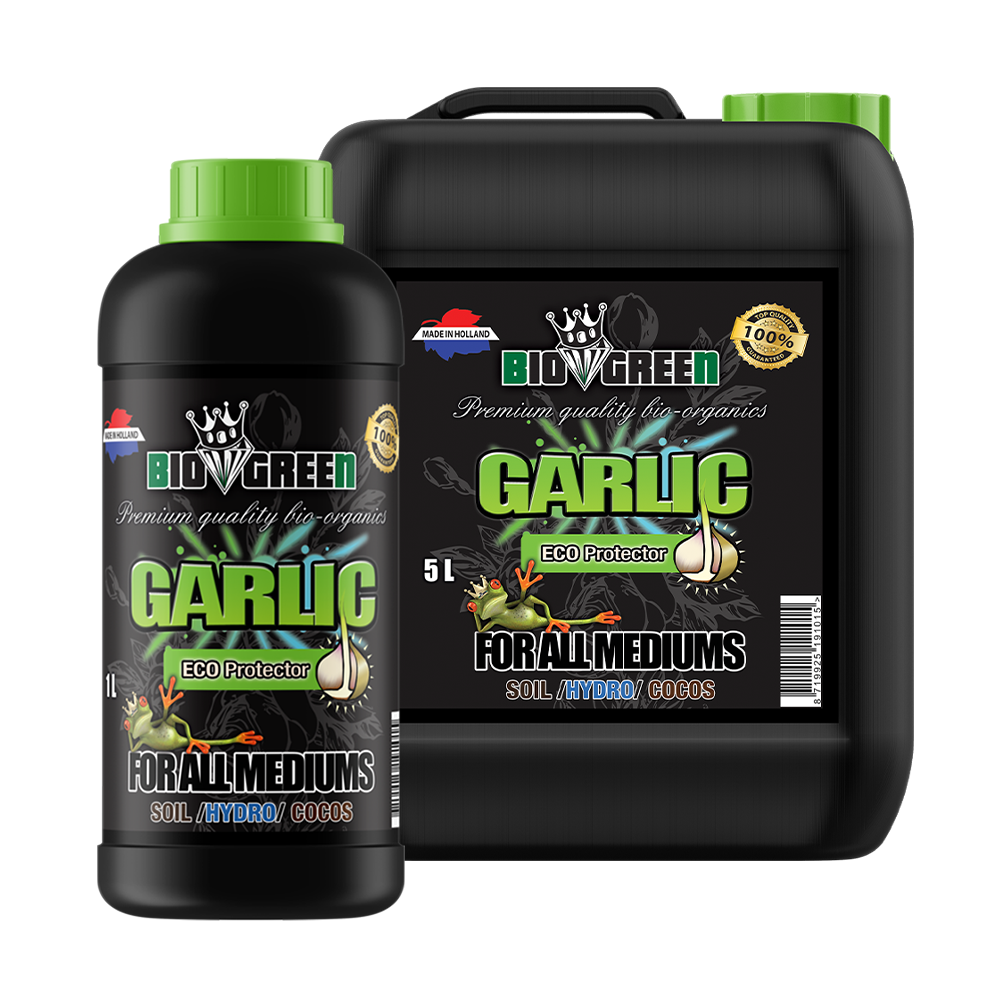 Biogreen Garlic – Repelente de plagas a base de ajo 100% orgánico, gama completa de formatos