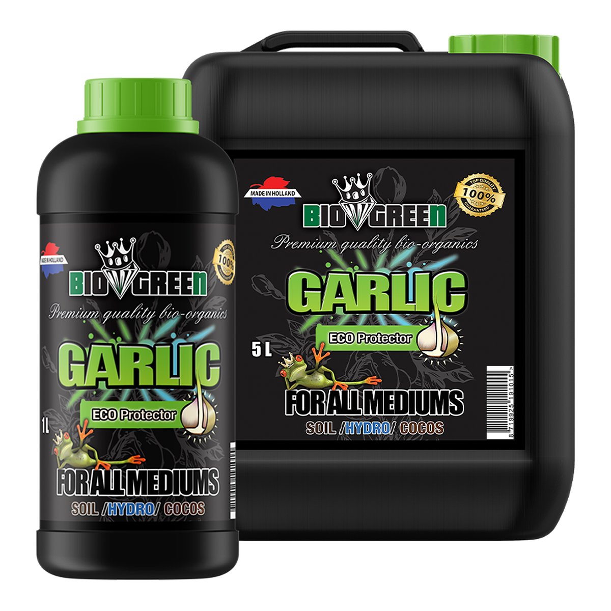 Biogreen Garlic – Repelente de plagas a base de ajo 100% orgánico, gama completa de formatos