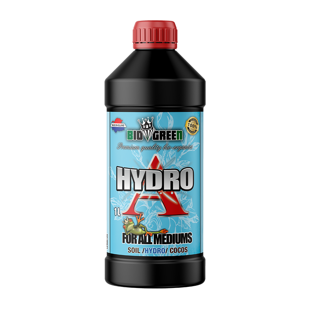 Biogreen Hydro A – Fertilizante base hidropónico, componente A botella 1 L