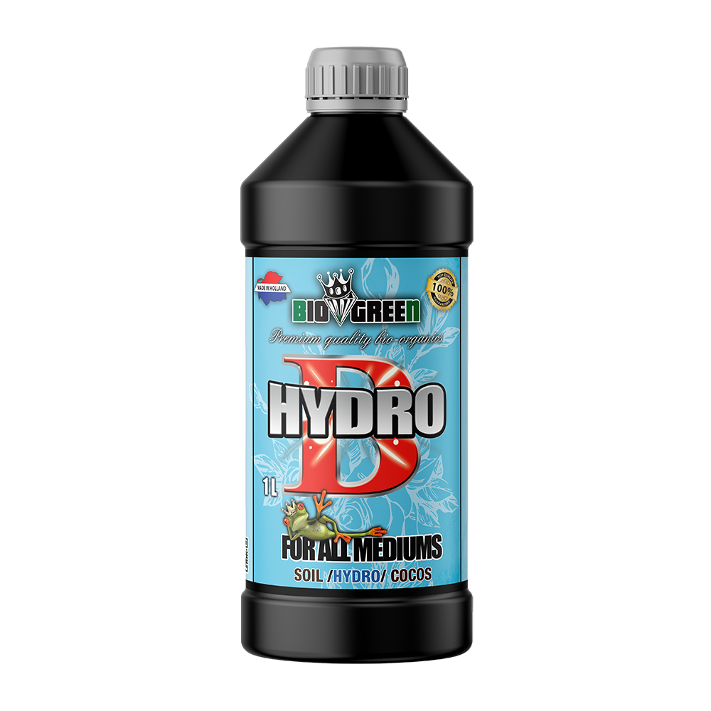 Biogreen Hydro B – Fertilizante base hidropónico, componente B botella 1 L