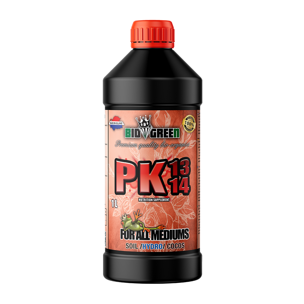 Biogreen PK 13/14 – Booster de fósforo y potasio, botella 1 L