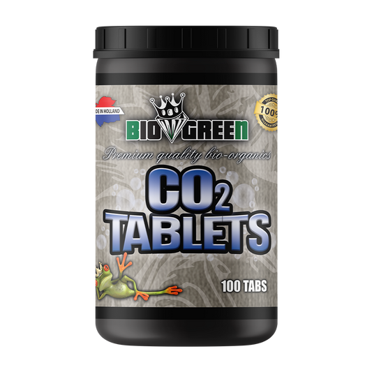 Biogreen Tabletas CO₂ – Caja de 100 pastillas generadoras de CO₂ para cultivo