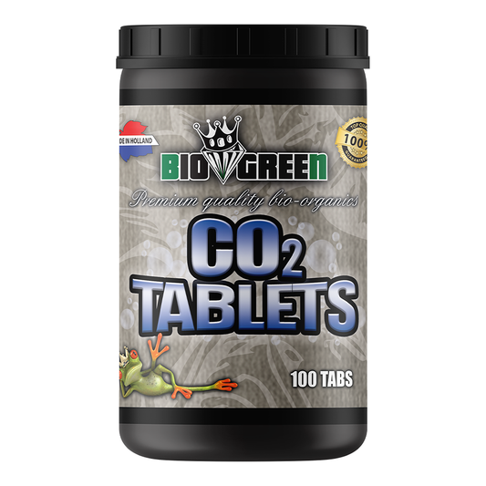 Biogreen Tabletas CO₂ – Caja de 100 pastillas generadoras de CO₂ para cultivo