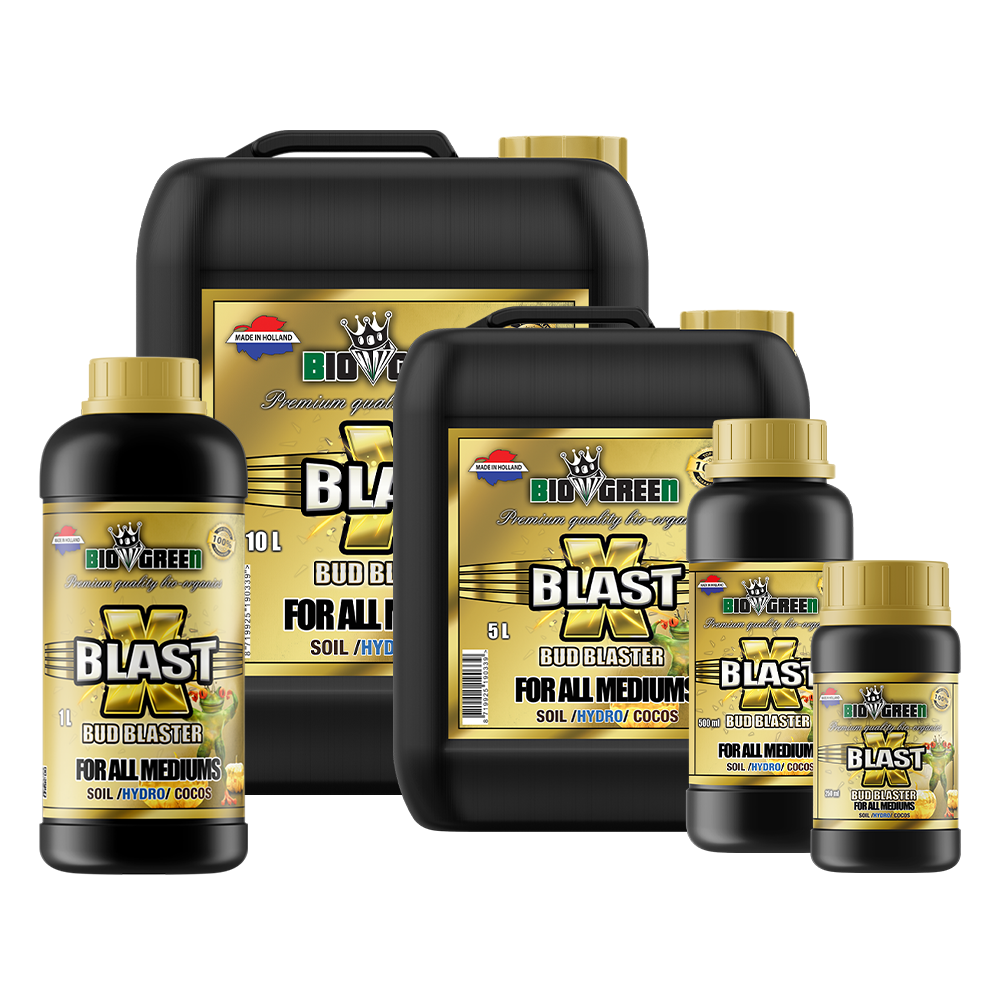 Biogreen X-Blast – Booster PK finalizador de floración, gama completa de formatos